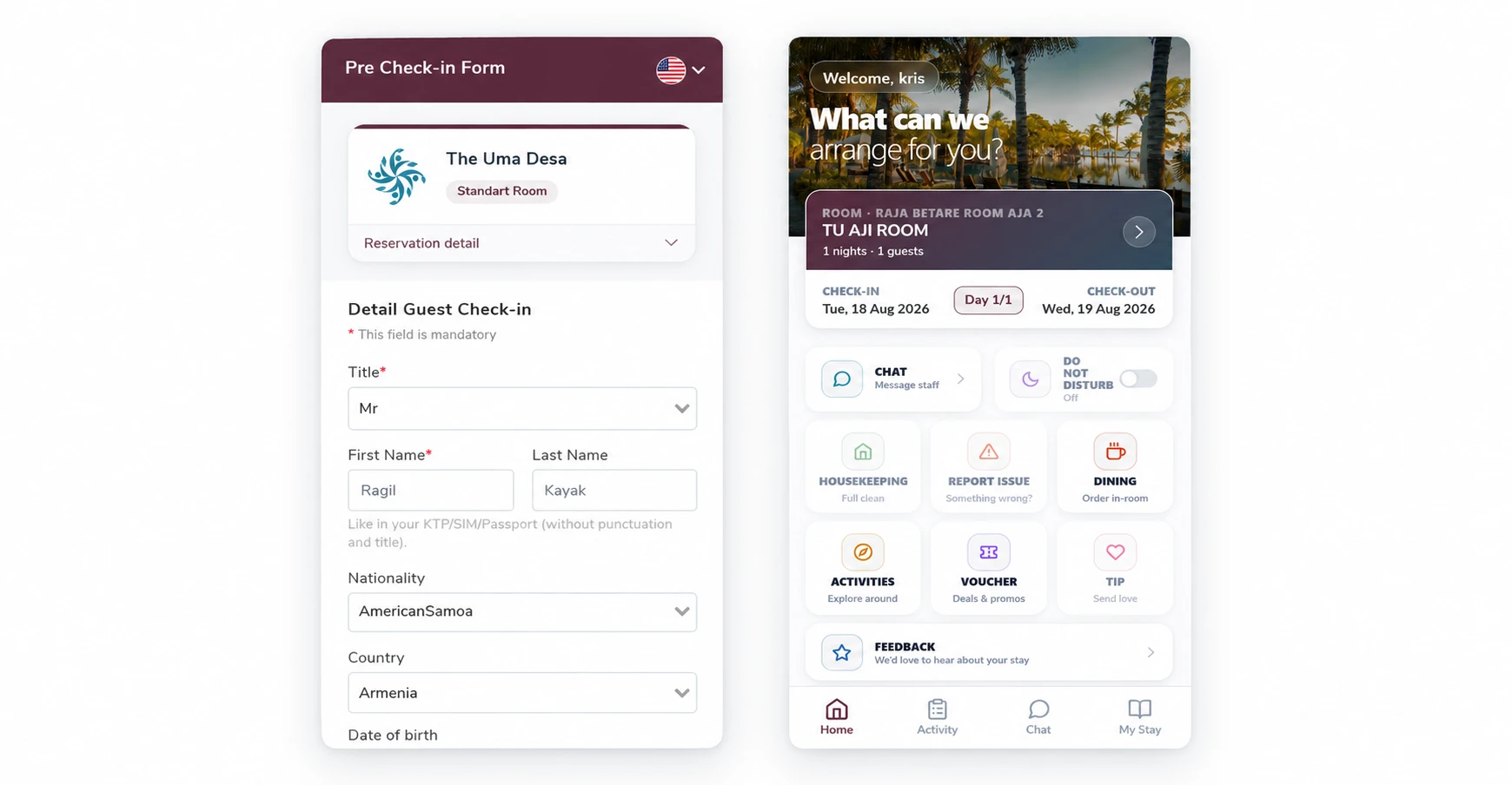 Make the guest journey easier before arrival.