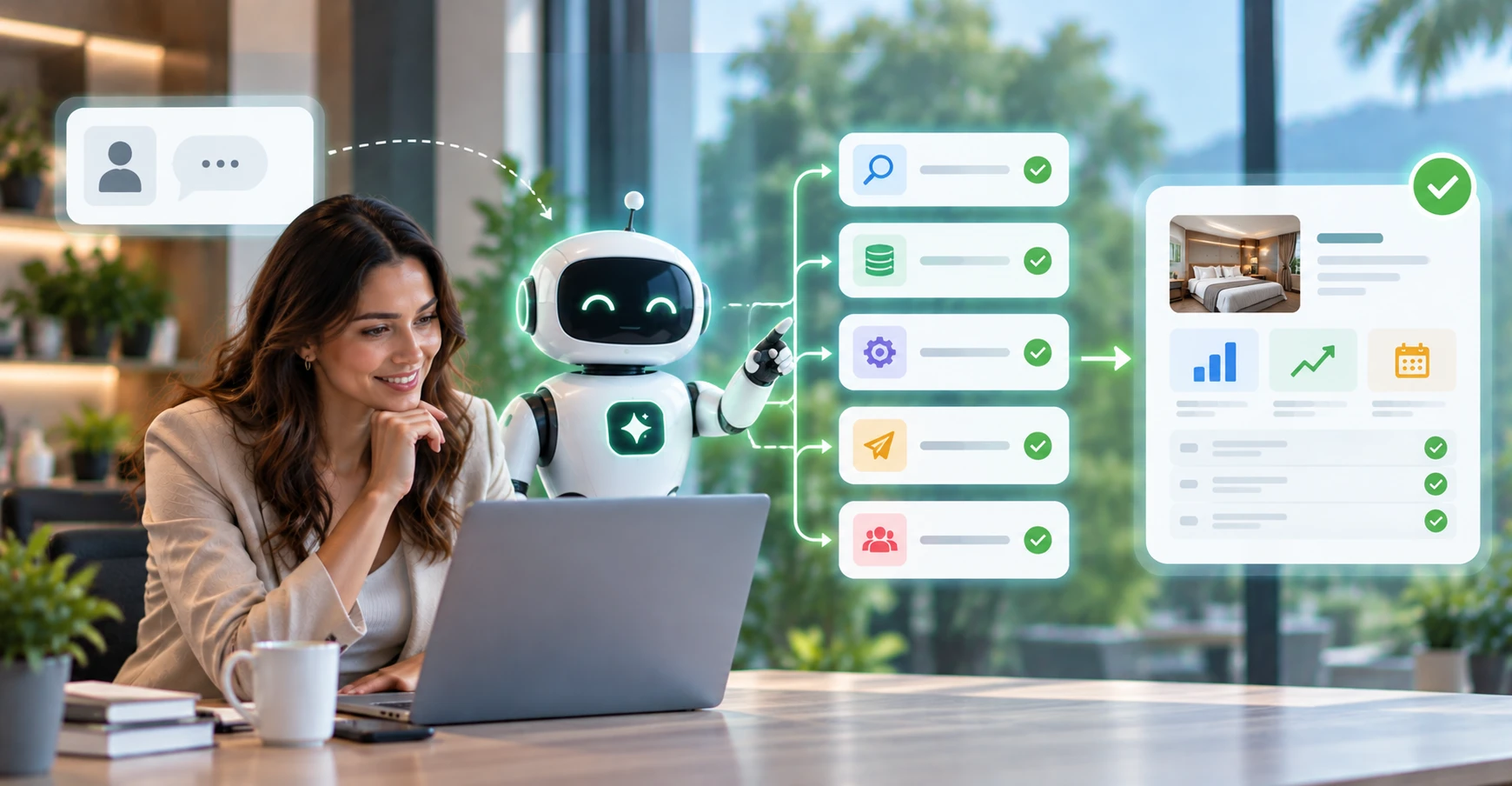 Move from asking AI questions to getting work done.